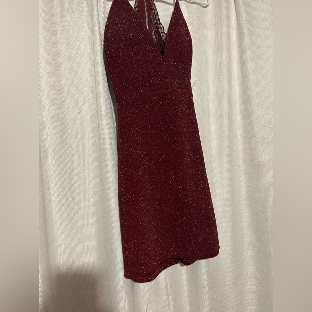 Maroon Homecoming Dress